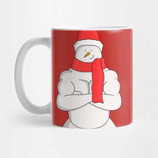 Flex Muscle Snowman Mug